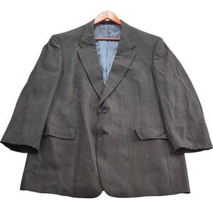 Hart Schaffner Marx Nordstrom‎ Mens 48L Brown Wool Blazer Sport Coat